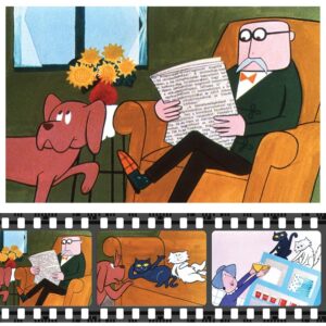 Frakk és a lusta macskák diafilm