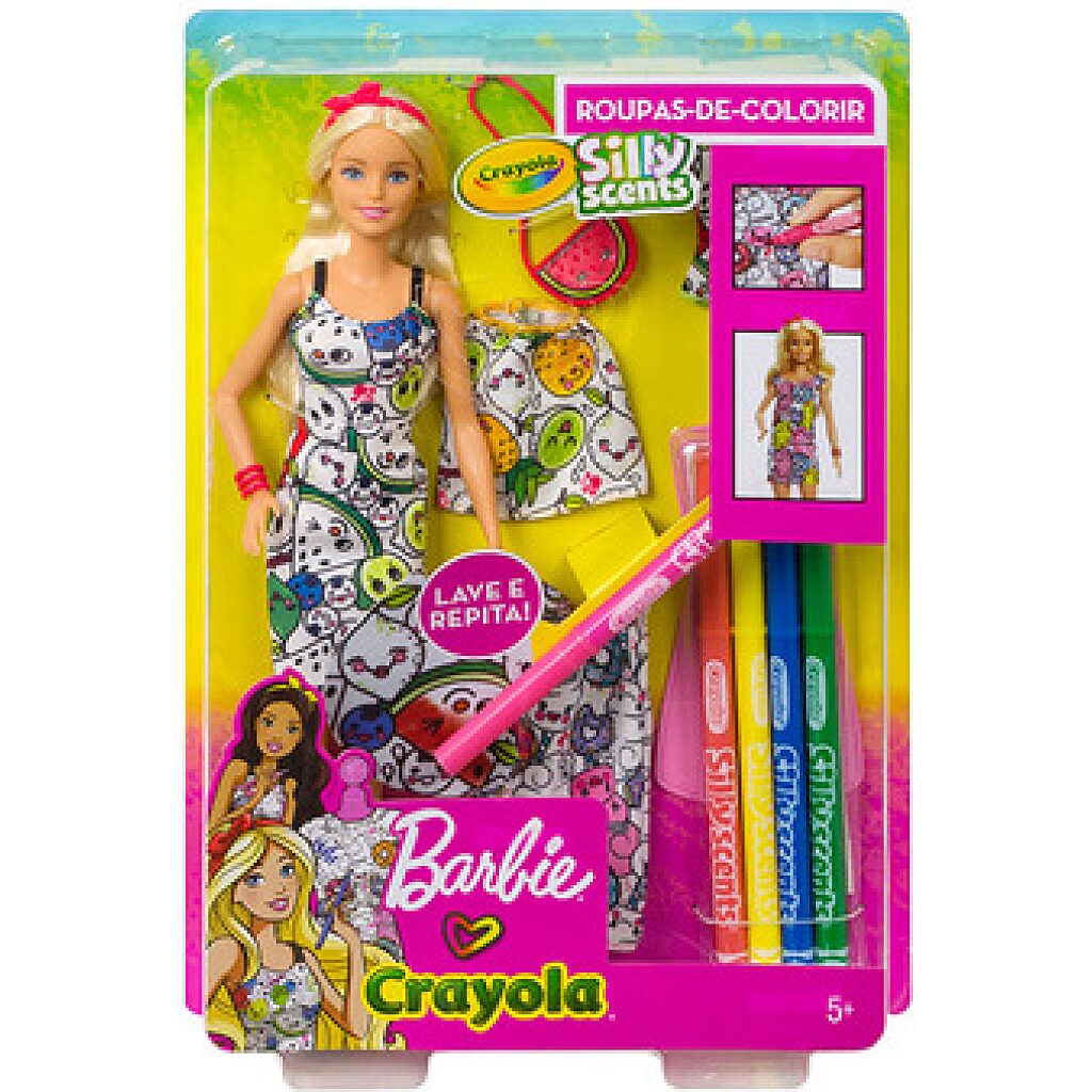 Barbie Crayola: illatvarázs divattervező baba - 1. kép