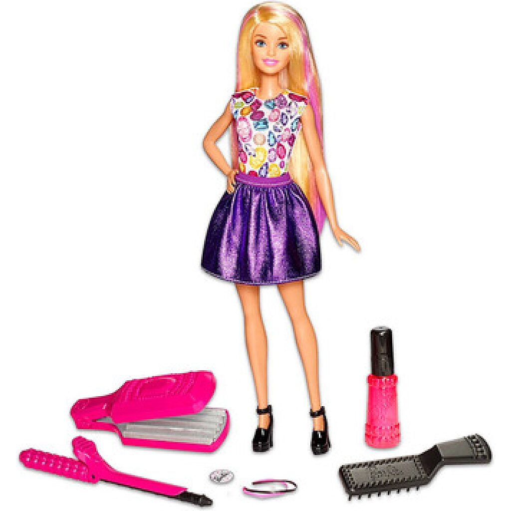Barbie: Csodás Fürtök - hajformázó Barbie - 1. kép
