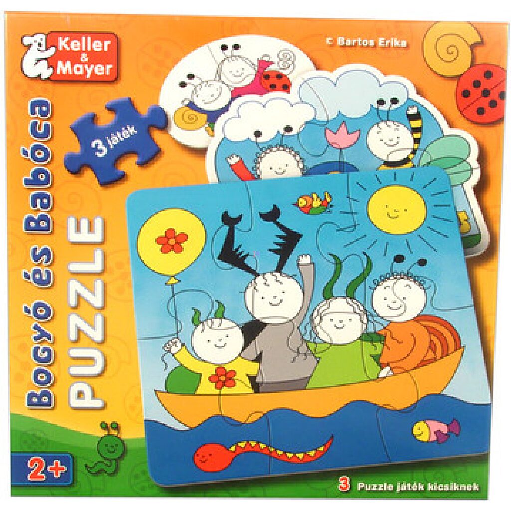 Bogyó és Babóca: 2-4-6 db-os Baba puzzle - 1. kép