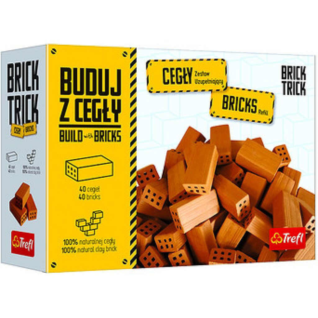 Brick Trick: utántöltő - 40 db nagy tégla - 1. kép