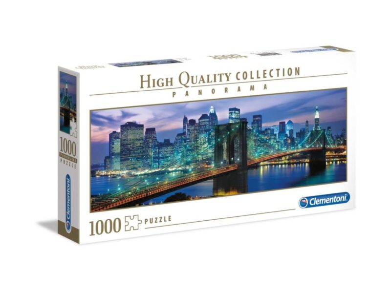 Brooklyn-híd 1000 db-os panoráma puzzle - Clementoni - 2. kép