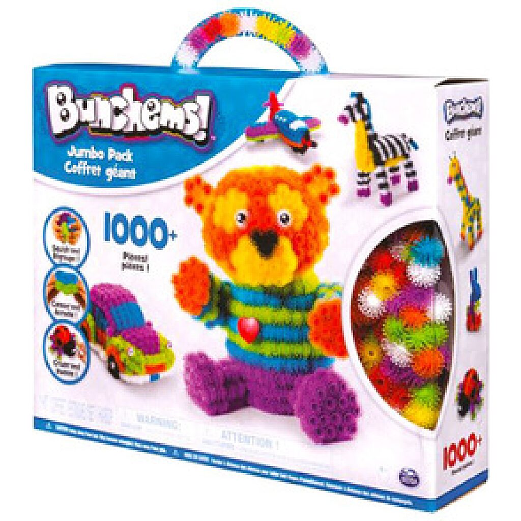 Bunchems: Jumbo Pack 1000 darabos színes formázó készlet - 1. kép