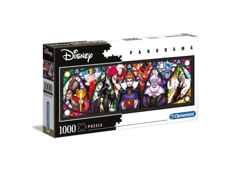 Disney Gonoszok 1000 db-os panoráma puzzle - Clementoni - 2. kép