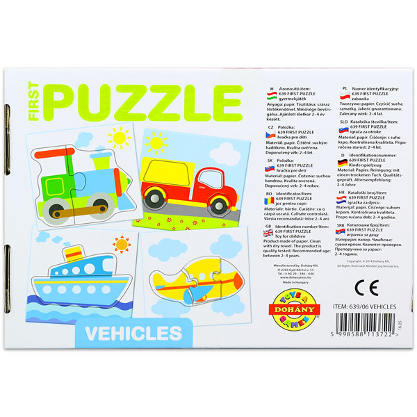 Első Puzzle-m: Járművek
