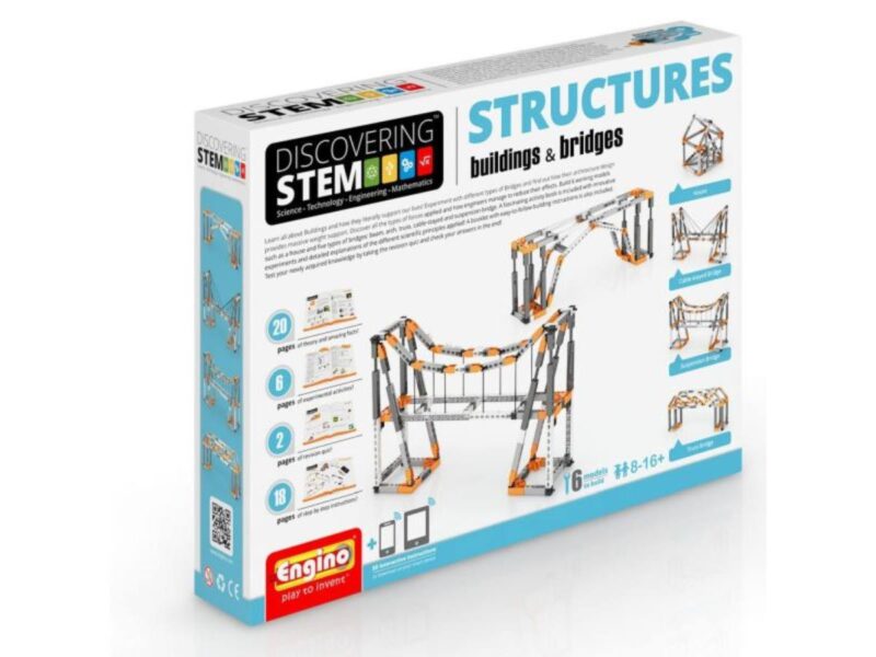 Engino Discovering Stem Structures építőjáték - Épületek és hidak - 1. kép