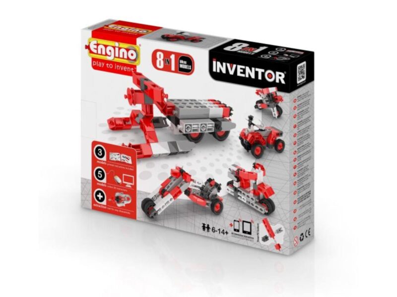 Engino Inventor 8 az 1-ben építőjáték - Motorok - 1. kép