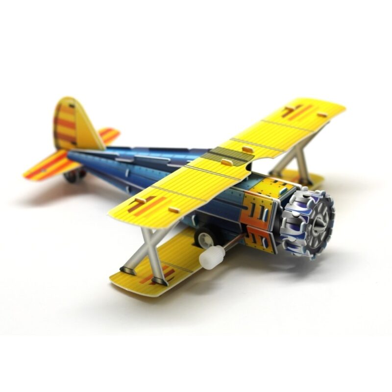 Felhúzható 3D puzzle - kétfedelű vadászgép - 2. kép
