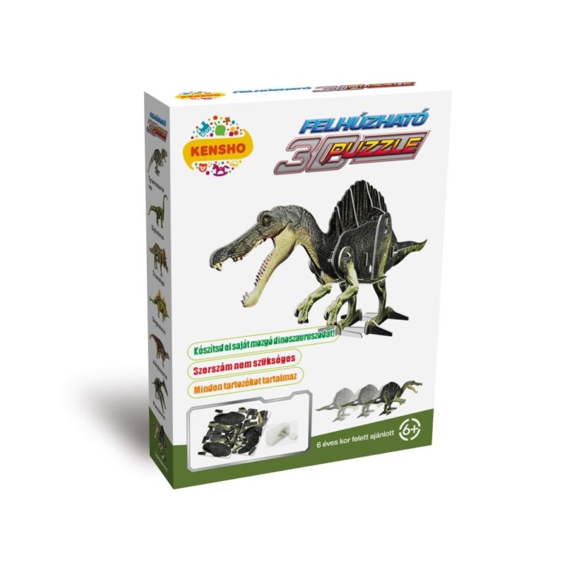 Felhúzható 3D puzzle - Spinosaurus - 1. kép