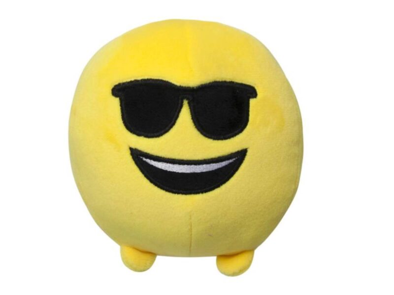 Imoji plüss labda 11 cm - napszemüveges - 1. kép