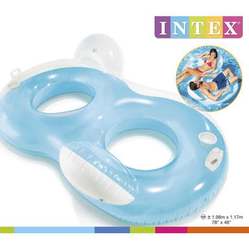 Intex: Dupla háttámlás gumimatrac - 198 x 117 cm - 1. kép