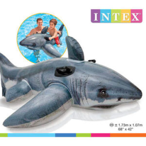 Intex: Óriás fehér cápa kapaszkodós matrac - 173 x 107 cm - 1. kép