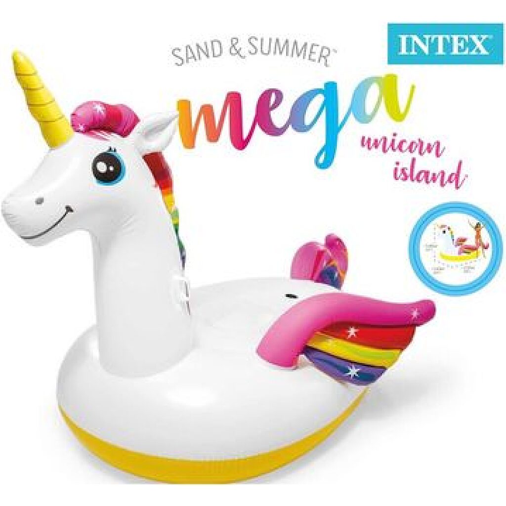 Intex: Óriás unikornis úszósziget - 251 x 163 x 145 cm - 1. kép