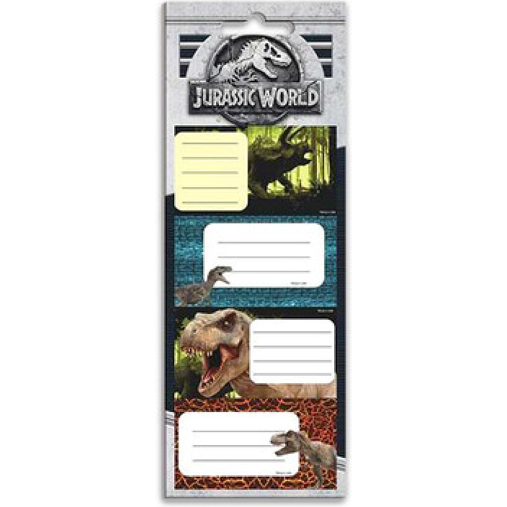 Jurassic World: füzetcímke