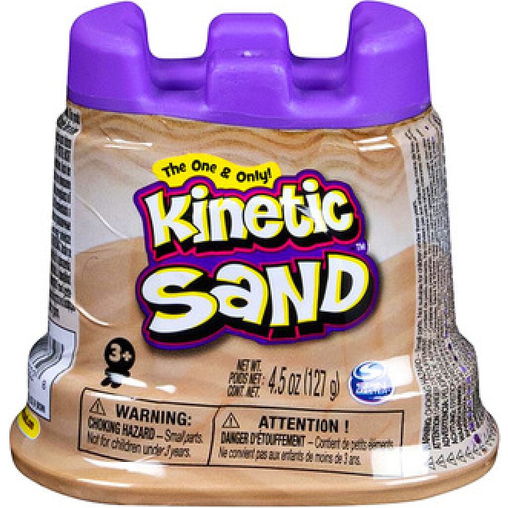 Kinetikus homok: csillogó homok tégelyben - világos barna