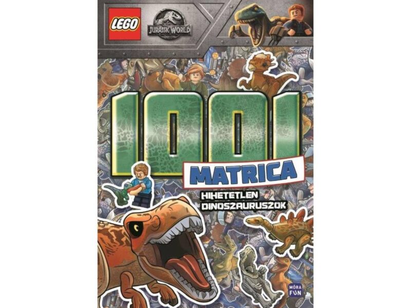 Lego Jurassic World - 1001 Matrica - Hihetetlen dinoszauruszok - 1. kép
