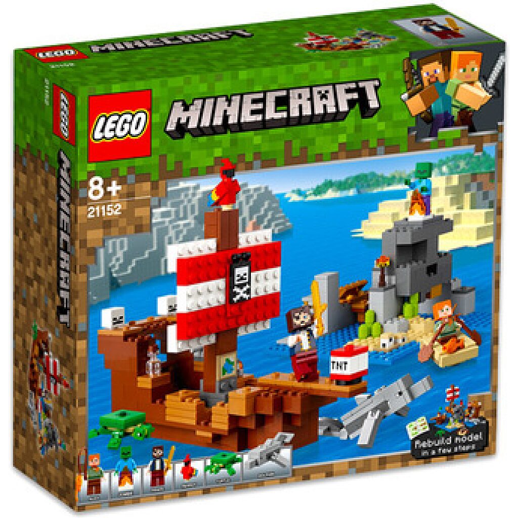 LEGO Minecraft: A kalózhajós kaland 21152 - 1. kép
