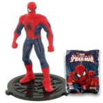 Marvel: Ultimate Spider-Man, talapzatra állítható Pókember figura, 9cm (Comansi, Y96032)