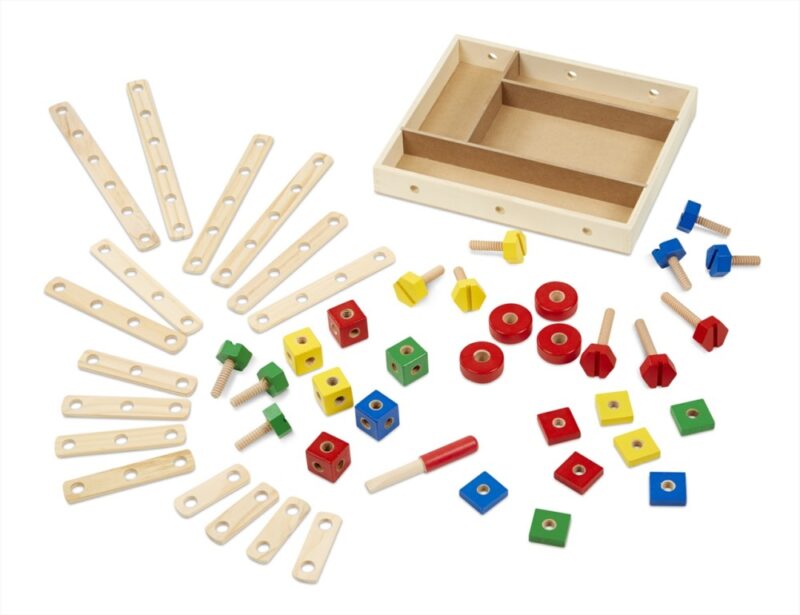 Melissa & Doug Fa építőjáték