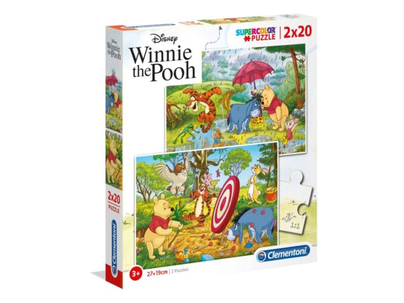 Micimackó 2x20 db-os puzzle - Clementoni - 1. kép