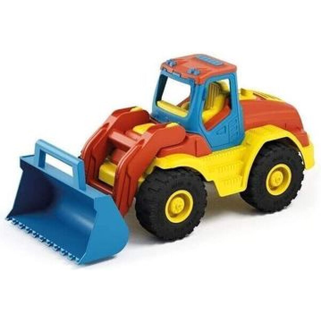 Műanyag színes traktor - 35 cm - 1. kép