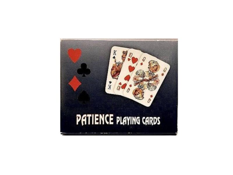 Patience römi kártya kisméretű pasziánszhoz 2*55 lap dobozban - 1. kép