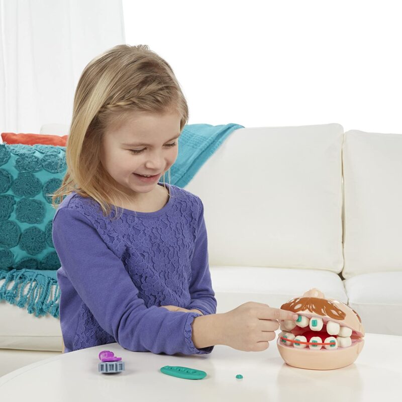 Play-Doh: 5 darabos fogászat gyurma szett játék közben fogszabályzó