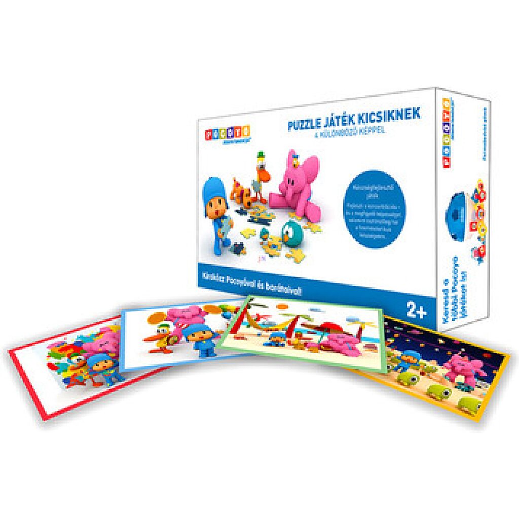Pocoyo puzzle 4 különböző képpel - 1. kép