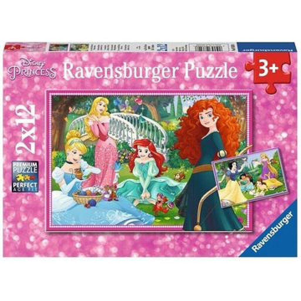 Ravensburger: Disney hercegnők 2 x 12 darabos puzzle - 1. kép