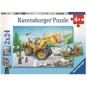 Ravensburger: Munkagépek 2 x 24 darabos puzzle - 1. kép