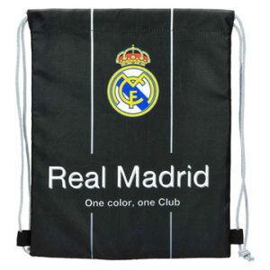 Real Madrid: címeres tornazsák - fekete - 1. kép