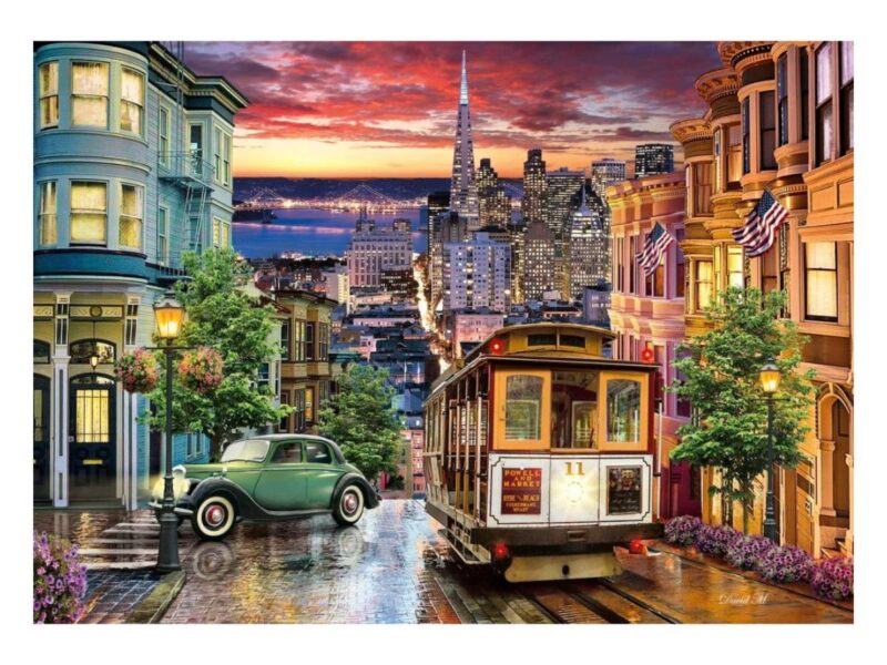 San Francisco 3000 db-os puzzle - Clementoni - 1. kép