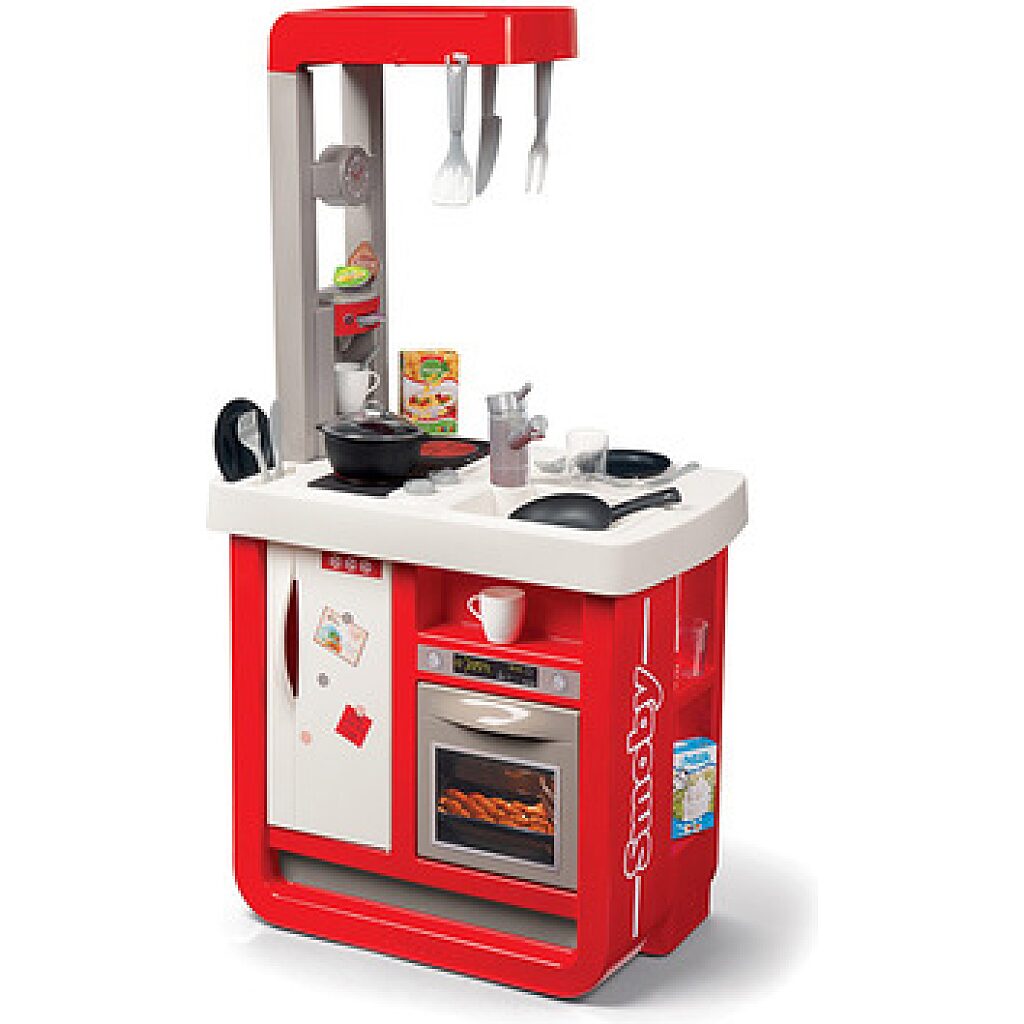 Smoby: Bon Appetit elektronikus konyha - piros-fehér - 1. kép