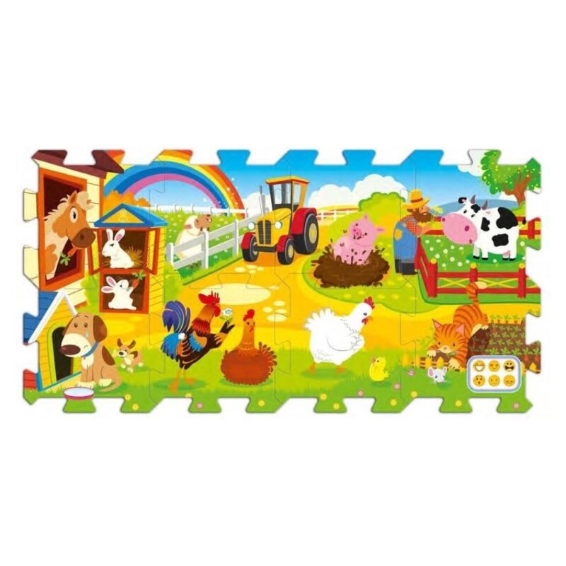 Trefl Habszivacs szőnyeg puzzle - Farm móka - 2. kép