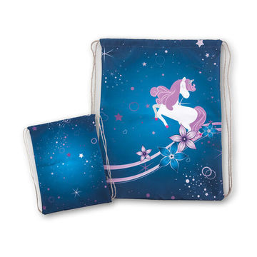 Unikornis mintás tornazsák - 1. kép