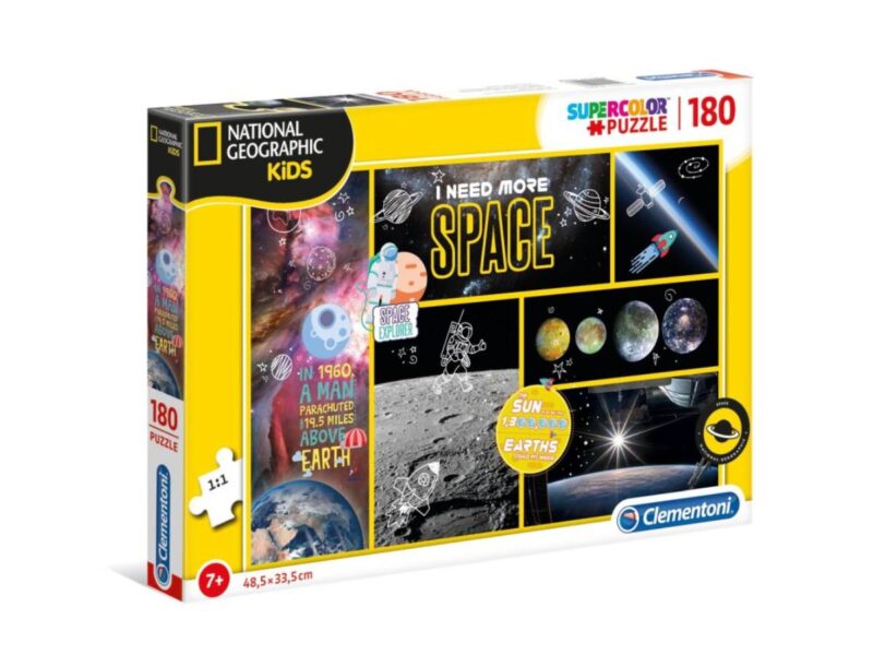 Űrkutató 180 db-os puzzle - Clementoni National Geographic Kids - 2. kép