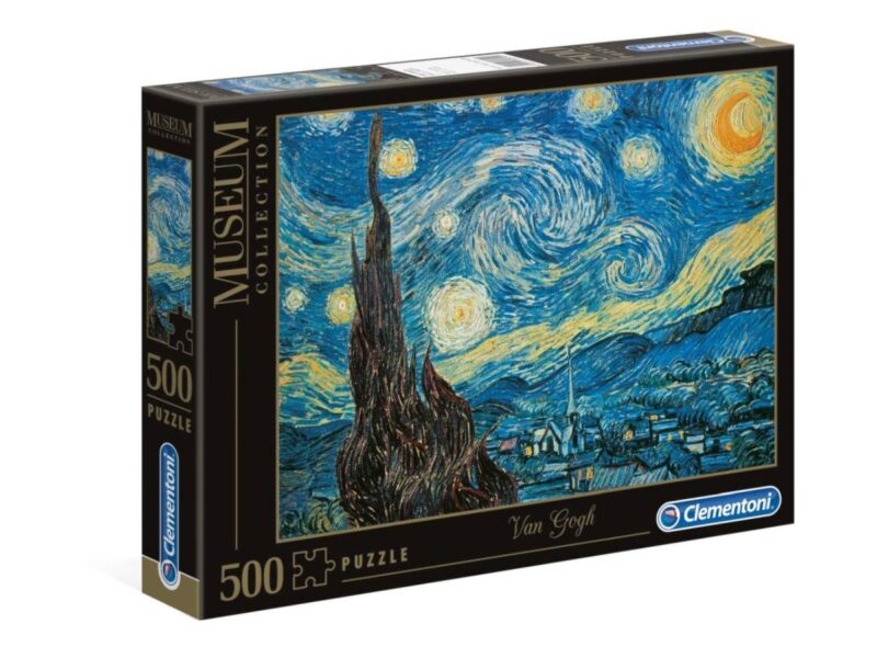 Van Gogh: Csillagos éj 500 db-os puzzle - Clementoni - 2. kép