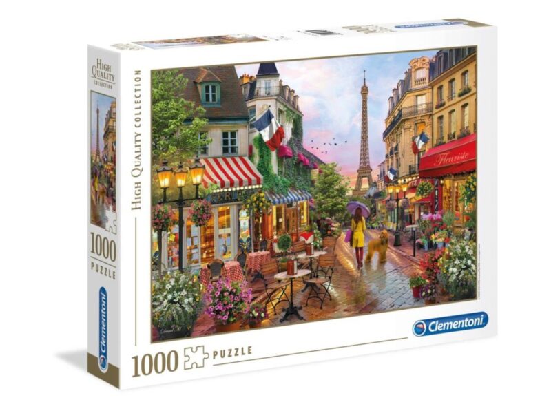 Virágok Párizsban 1000 db-os puzzle - Clementoni - 2. kép