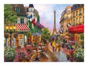 Virágok Párizsban 1000 db-os puzzle - Clementoni - 1. kép