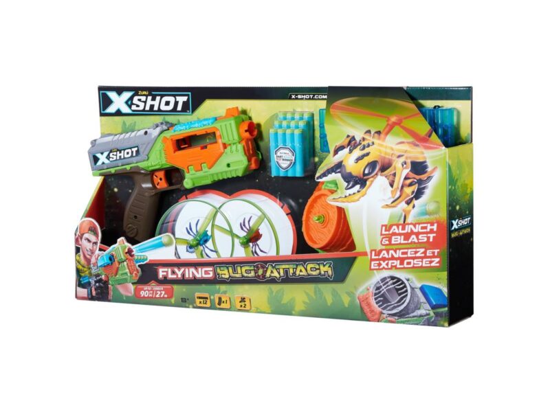 X-Shot Bogártámadás Swarm Seeker szivacslövő játékfegyver - 2. kép