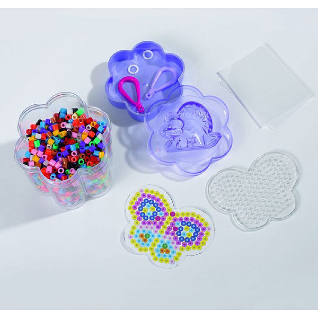 Art and Fun: 1300 darabos vasalható gyöngy készlet - több színben - 3. Kép