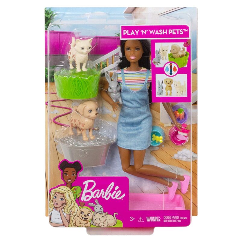 Barbie állatka napközi szett barna babával - 2. Kép