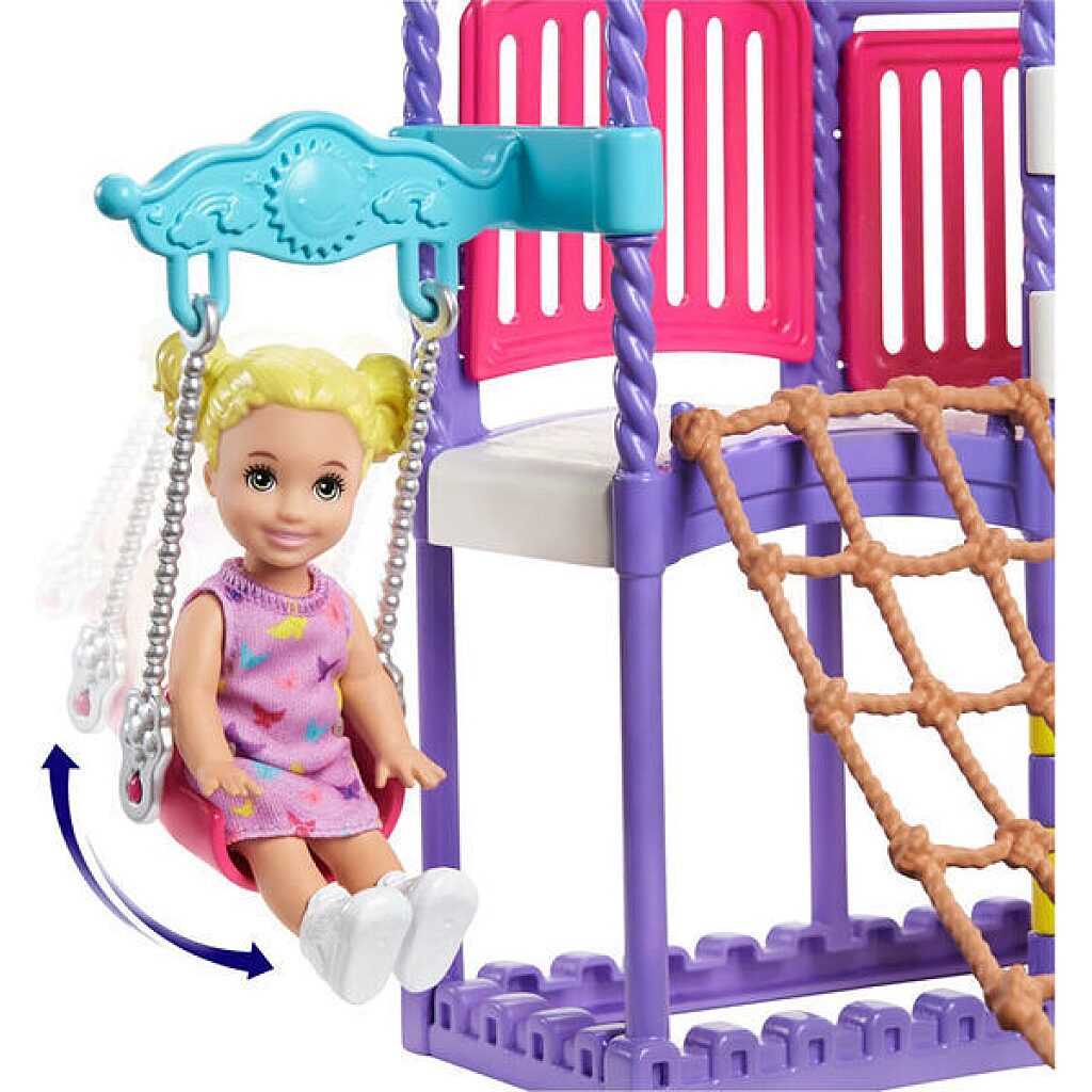 Barbie bébiszitter játszótér szett Skipper babával - 2. Kép