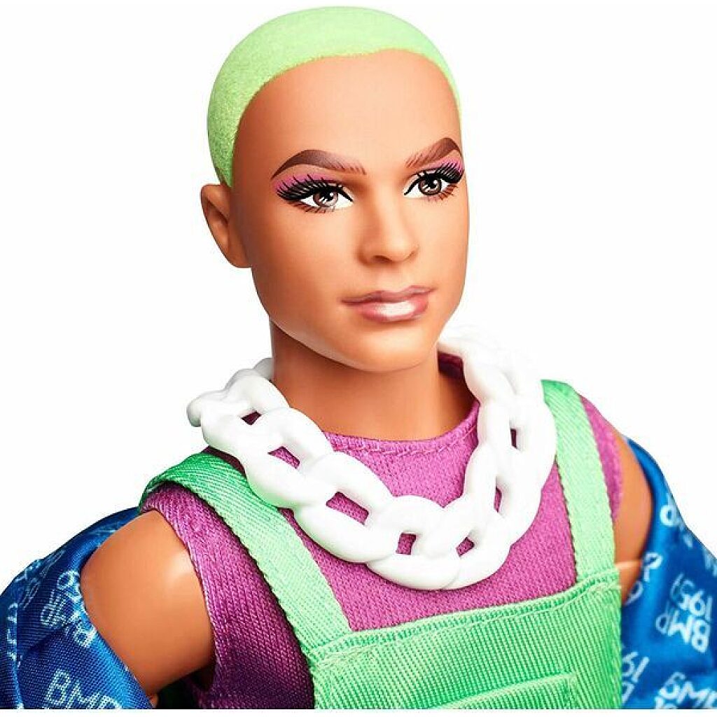 Barbie: BMR1959 - Ken retro divatbaba zöld hajjal - 2. Kép