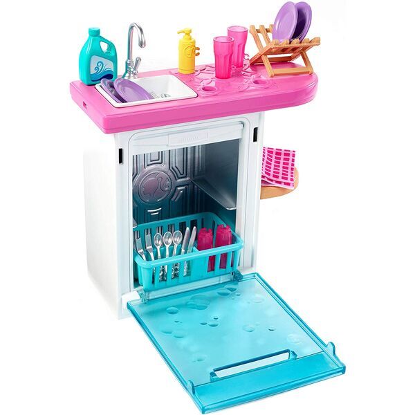 Barbie: Bútorszett - mosogató kiegészítők - 2. Kép