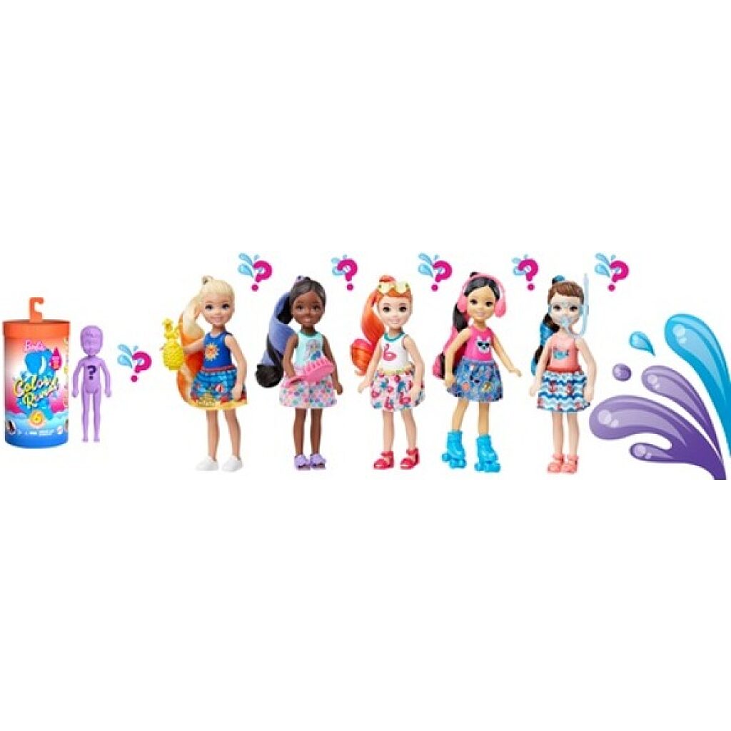 Barbie: Color Reveal Chelsea meglepetés baba