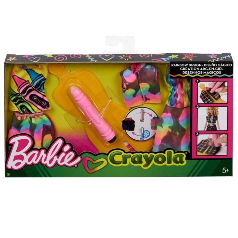 Barbie Crayola fekete színezős ruhák - 3. Kép