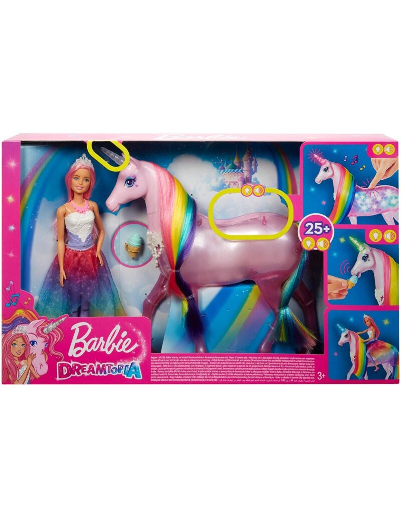 Barbie Dreamtopia: csillámfény unikornis babával - 4. Kép