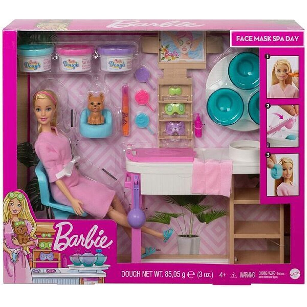 Barbie feltöltődés - Szépségszalon játékszett - 3. Kép