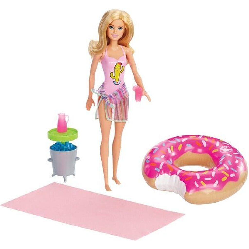 Barbie: Medencés parti babával és kiegészítőkkel - 1. Kép